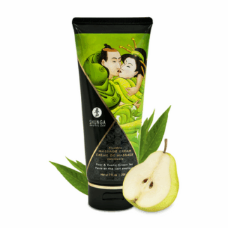 Kissable Massage Cream - Peer en Exotische Groene Thee - 7 floz / 200 ml
