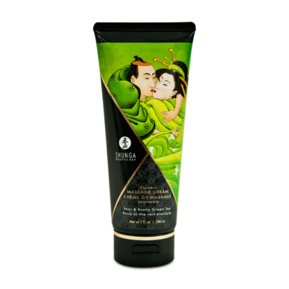 Kissable Massage Cream - Peer en Exotische Groene Thee - 7 floz / 200 ml - Afbeelding 2