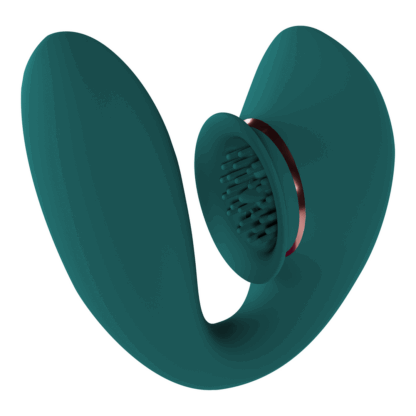 Twitch 3 - Oplaadbare Vibrator en Suction - Bosgroen - Afbeelding 4