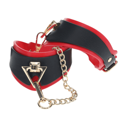 Milan Collectie - Beenmanchetten - Zwart/Rood - Afbeelding 4