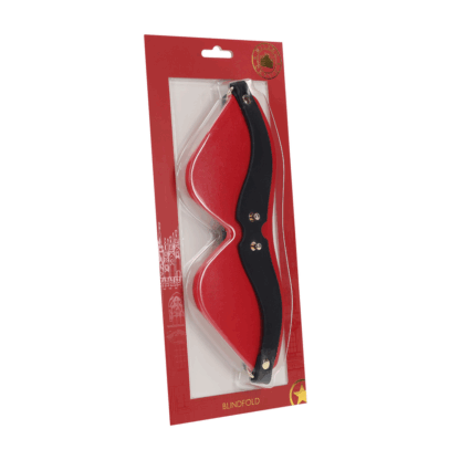 Milan Collectie - Blinddoek - Zwart/Rood - Afbeelding 2