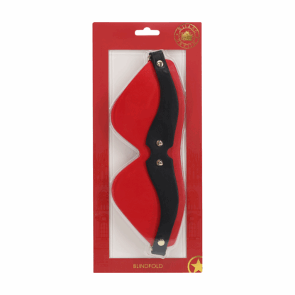 Milan Collectie - Blinddoek - Zwart/Rood - Afbeelding 4