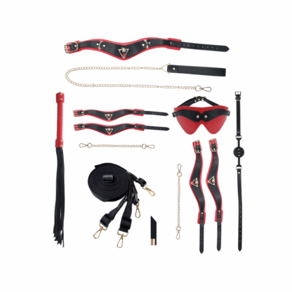 Milan Collectie - Kit met Tas - Zwart/Rood - Afbeelding 4