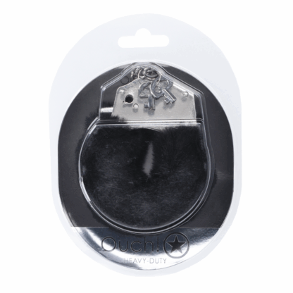 Zware Fluffy Handboeien - Zwart - Afbeelding 2