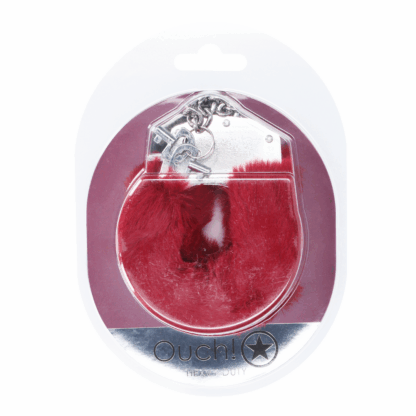 Zware Fluffy Handboeien - Bourgondisch - Afbeelding 2