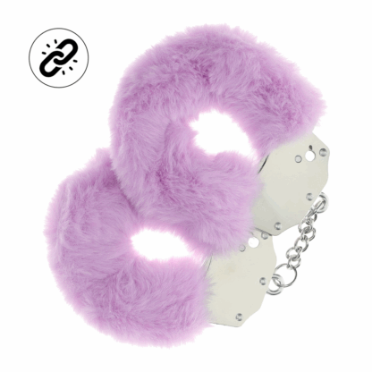 Zware Fluffy Handboeien - Lavendel - Afbeelding 3