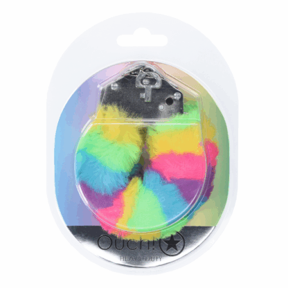 Zware Fluffy Handboeien - Multicolor 1 - Afbeelding 2