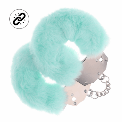Zware Fluffy Handboeien - Poeder Groen - Afbeelding 3