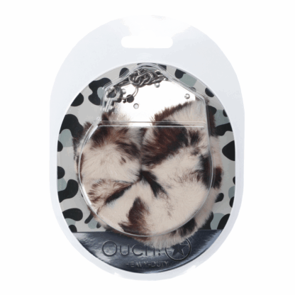 Zware Fluffy Handboeien - Sneeuwluipaard - Afbeelding 2