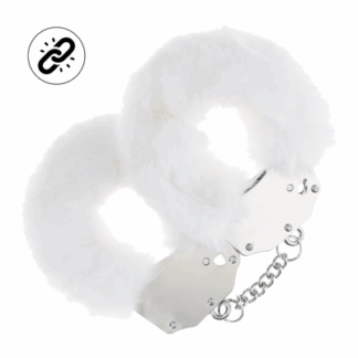 Zware Fluffy Handboeien - Wit