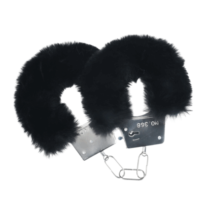 Classic Fluffy Handboeien - Zwart - Afbeelding 3