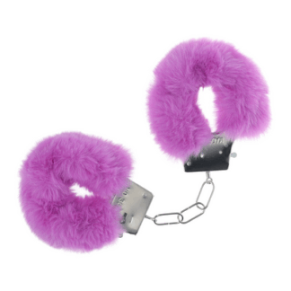 Classic Fluffy Handboeien - Paars