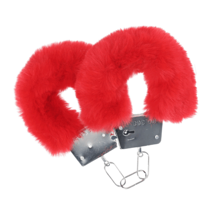 Classic Fluffy Handboeien - Rood - Afbeelding 3