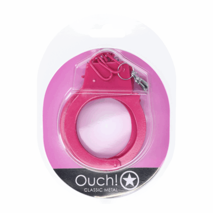 Classic Metalen Handboeien - Roze - Afbeelding 2