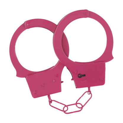 Classic Metalen Handboeien - Roze - Afbeelding 3