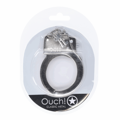 Classic metalen handboeien - Zilver - Afbeelding 2