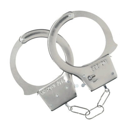 Classic metalen handboeien - Zilver - Afbeelding 3