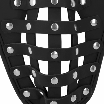 PU Leren Chastity Jock - Zwart - Afbeelding 7