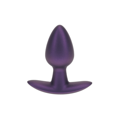 Zachte Silicone Anale Plug - Klein - 6,5 cm - Metallic Paars - Afbeelding 5