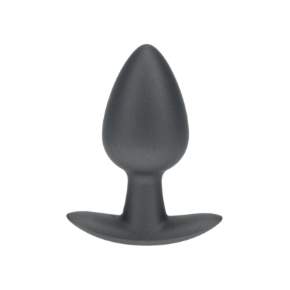 Zachte Siliconen Anale Plug - Medium - 3,1 / 7,9 cm - Gunmetal - Afbeelding 5