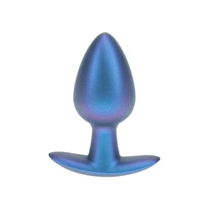 Geleidelijke Silicone Anale Plug - Medium - 3.1 / 7,9 cm - Metallic Blauw - Afbeelding 5