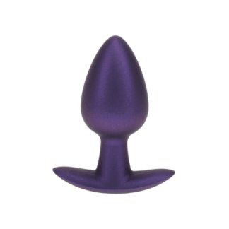 Zachte Siliconen Anale Plug - Medium - 3,1 / 7,9 cm - Metallic Paars