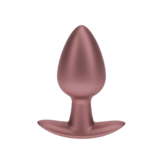 Zachte Siliconen Anale Plug - Medium - 3,1 / 7,9 cm - Roségoud