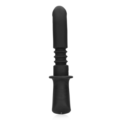 Handheld Vibrerende en Duwende Seksmachine - Zwart - Afbeelding 7