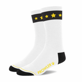 Gold Star Sokken - Wit/Zwart/Goud