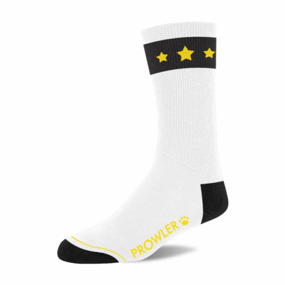 Gold Star Sokken - Wit/Zwart/Goud - Afbeelding 2