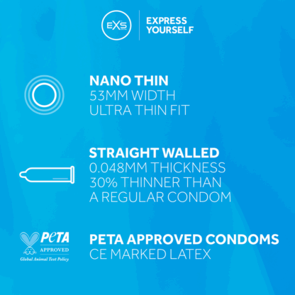 EXS Nano Thin - Condooms - 100 Stuks - Afbeelding 6