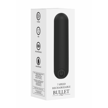 10 Speed Oplaadbare Bullet - Zwart - Afbeelding 2