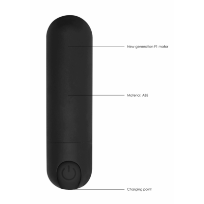 10 Speed Oplaadbare Bullet - Zwart - Afbeelding 7