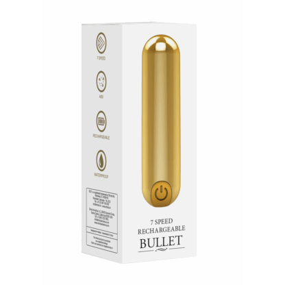 10 Speed Oplaadbare Bullet - Goud - Afbeelding 2