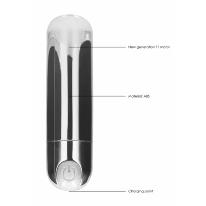 10 Speed Oplaadbare Bullet - Zilver - Afbeelding 7