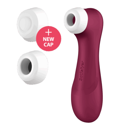 Pro 2 Generatie 3 - Double Air Pulse Vibrator - Liquid Air en Connect App - Wijnrood - Afbeelding 6