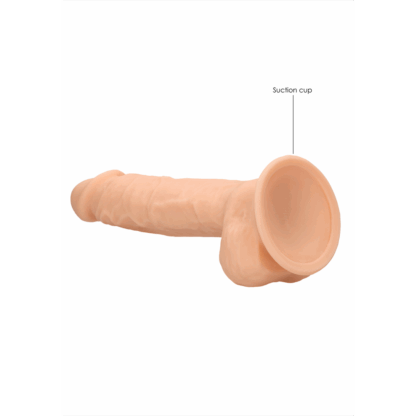 Siliconen Dildo met Ballen - 9 / 23 cm - Afbeelding 6