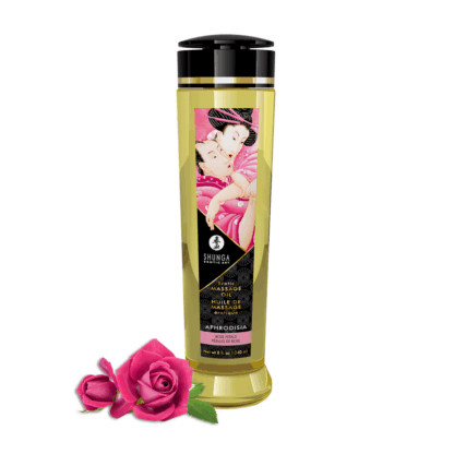 Erotische Massageolie - Roos - 8 fl oz / 240 ml - Afbeelding 4