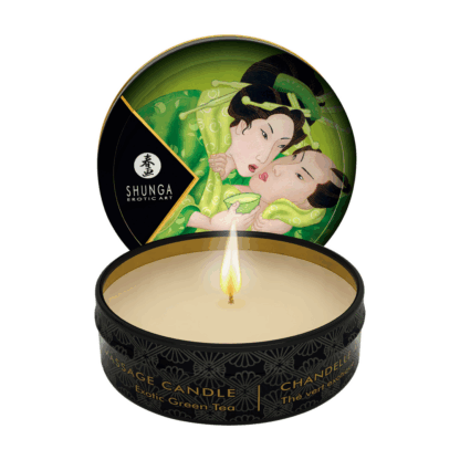Mini Massagekaars - Exotische Groene Thee - 1 oz / 30 ml - Afbeelding 2