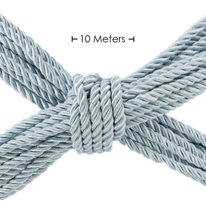 Polyester Bondage Touw - 10 m - Poederblauw - Afbeelding 2