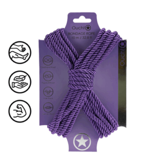Polyester Bondage Touw - 10 m - Paars