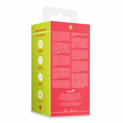 Textured Finger Vibrator - Sunrise Red - Afbeelding 3