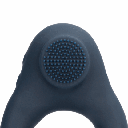 Vibrerende Cockring met Clitoris Stimulatie - Indigo Blauw - Afbeelding 7