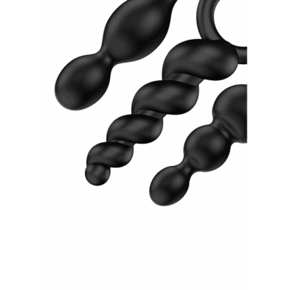 Booty Call - Butt Plug Set 3 Stuks - Zwart - Afbeelding 3