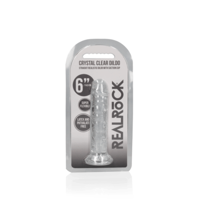 Rechtdoor Realistische Dildo met Zuignap - 6'' / 14,5 - Afbeelding 2