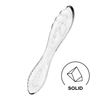 Dazzling Crystal 1 - Glas Dildo - Transparant - Afbeelding 6
