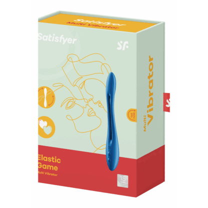 Elastic Game - Buigbare Multifunctionele Massager - Donkerblauw - Afbeelding 2