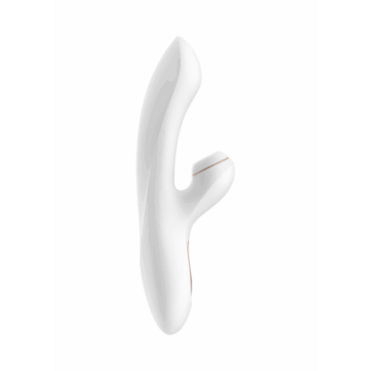 Pro Plus - G-Spot Air Pulse Stimulator en Vibratie - Wit/Roze Goud - Afbeelding 5