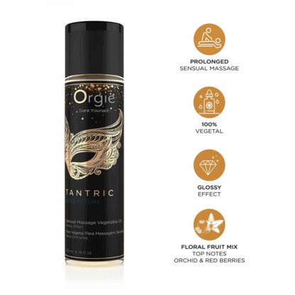 Tantrische Liefdesritueel - Shining Effect Massageolie - 7 fl oz / 200 ml - Afbeelding 2