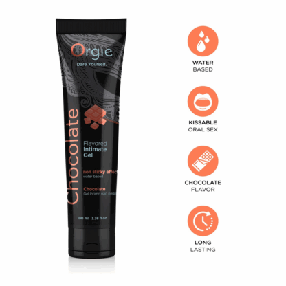 Lube Tube Chocolate - Waterbased Lubricant - 3 fl oz / 100 ml - Afbeelding 2